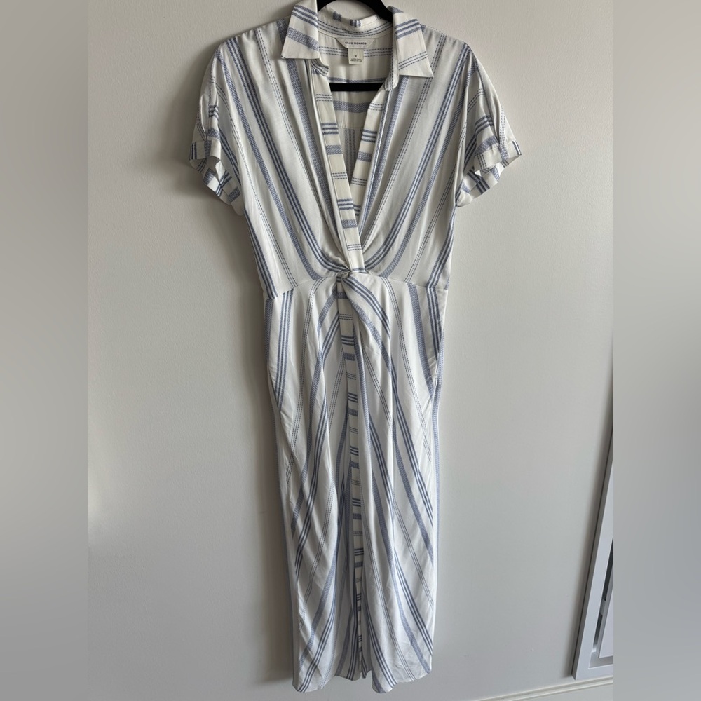 Club Monaco Striped Maxi Dress 0 - Picture 4 of 13